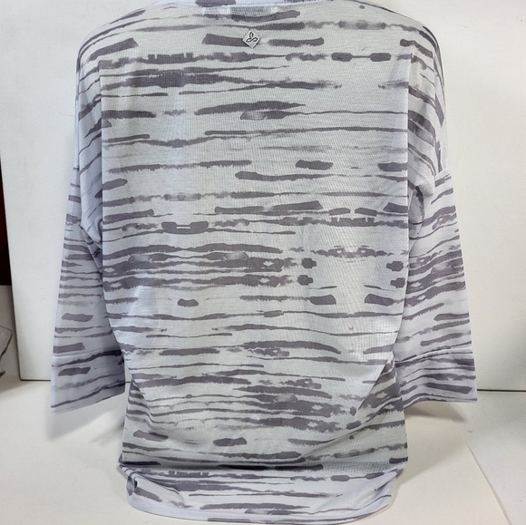 prAna Purple 3/4 Sleeve Top - Picture 5 of 6